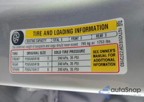 2015 GMC Sierra 1500 Sle from USA, damaged, VIN 1GTV2UEC5FZ373193